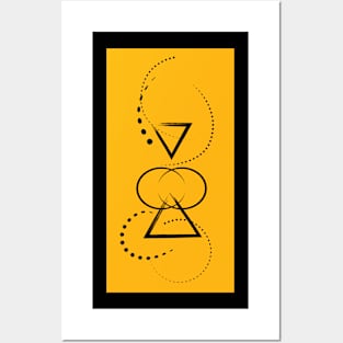 Yellow Love Pattern Posters and Art